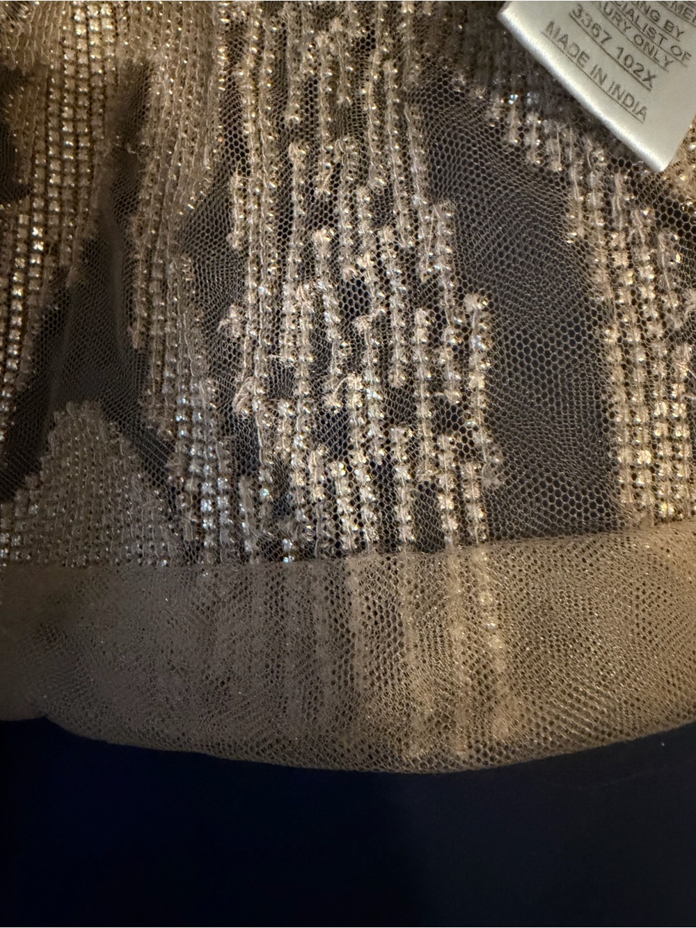 Balmain Multicolor Rhinestone Evening Dress - Picture 9 of 10